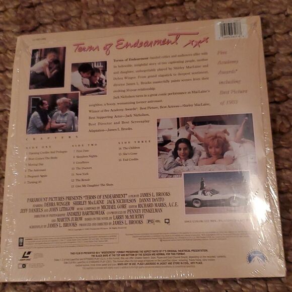 Terms of Endearment 1995 Laser Disc Movie Double Disc Widescreen - Picture 3 of 5